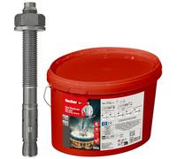fischer Anclaje de perno FAZ II Plus 10/10 R en cubo, anclaje para cargas pesadas con alta capacidad de carga, 145 pernos de anclaje para fijación de cargas pesadas y estructuras de acero, acero