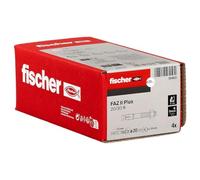 fischer Anclaje de perno FAZ II Plus 20/30 R, anclaje de acero inoxidable de alta capacidad de carga, pernos de anclaje para sujetadores de cargas pesadas y estructuras de acero, aprobación sísmica y