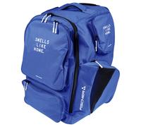 Fischer Backpack Blue/White Junior Bolsa de hockey sobre ruedas