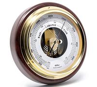 Fischer barómetro, Madera, Color Mahagoni, 30 x 17 x 30 cm