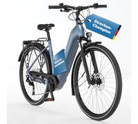 Fischer Bicicleta eléctrica Bike Trekking VIATOR 6.8i Ultimate para Mujeres y Hombres, Altura del Cuadro 43, Motor Central 90 NM, batería de 36 V