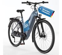 Fischer Bicicleta eléctrica Bike Trekking VIATOR 6.8i Ultimate para Mujeres y Hombres, Altura del Cuadro 50, Motor Central 90 NM, batería de 36 V