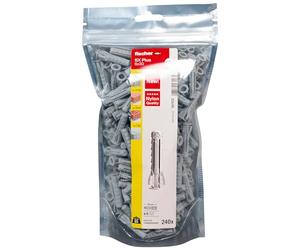 Fischer Big Pack SX Plus 6 x 30 240 tacos para pared llena y perforada