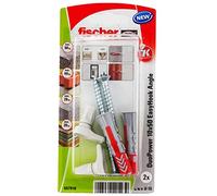 Pack de 2 unidades alcayata DuoPower EasyHook 10x50mm Fischer 557918