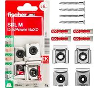 Fischer Befestigungssysteme Portaespejos SKL-M K 45490 – Blister de 4 Uds