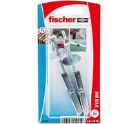 fischer| blister taco vuelco VVR M4 K- Tacos Compatibles con Placas de Yeso PLADUR®, escayola- colgar ventilador techos,lampara de techo. 2 uds.