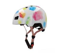 FISCHER BMX - Casco de Bicicleta para niños con luz Trasera LED integrada