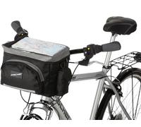 Fischer Bolsa de Manillar 8L Con Cubierta Impermeable Negro L Bikepacking