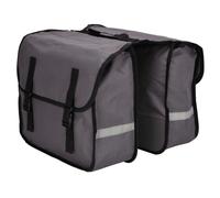 Fischer Bolsa Laterales Bicicleta 2 Piezas 24L Gris Bolsa Asiento