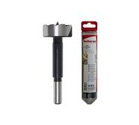 Fischer 551339 Forstner D-WFO de 35 mm, con Broca de centrado, Ideal para Agujeros Profundos Blandas, Maderas duras y, Gris