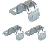 fischer | BSM-16mm de una pata grapas metalicas abrazaderas para tubos de agua, manguera o cable coaxial pared (50 unidades) (Paquete de 3)