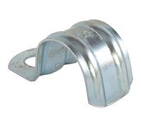 fischer | BSM-25mm de una pata grapas metalicas abrazaderas para tubos de agua, manguera o cable coaxial pared (50 unidades)