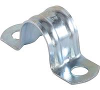 fischer | BSMD-26mm de doble pata grapas metalicas abrazaderas para tubos de agua, manguera o cable coaxial pared (50 unidades)