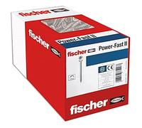 fischer caja de tornillos para madera rosca total, Cincado, 3x35