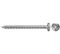 fischer caja de tornillos para madera rosca total, Cincado, 4x40