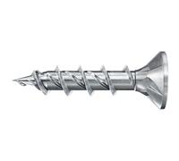 fischer caja de tornillos para madera rosca total, Cincado, 6x30