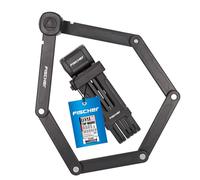 Fischer candado plegable con soporte, talla única, 85852, Negro
