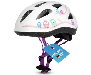 FISCHER Casco de Bicicleta Infantil de Alta Seguridad con iluminación