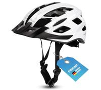 Fischer Casco urbano para bicicleta adulto, LANO blanco, L/XL 58-61