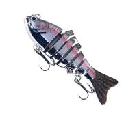 Fischer Cebo, Cebo De Natación-Multi- Con Ganchos | 10 Cm Welskader Colorido, Accesorios De Portátiles para Todas Las Capas de Agua