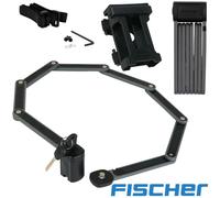 Fischer Cierre Plegable Protec XL 110cm Soporte Candado Bicicleta Largo 1-2