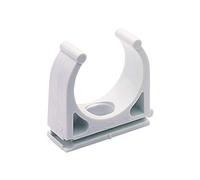 fischer - Clip Ft 25. Clip o abrazadera de pvc para la fijación de cables. (100 unidades)