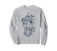 Fischer con Pipa, Mar, Costa, Marinero, Capitán Sudadera