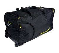 Fischer DeLuxe Black/Yellow Senior Bolsa de hockey sobre ruedas