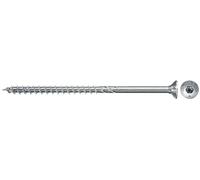 fischer Dresselhaus Power-Fast II 670383 - Tornillos Roscachapas, Tornillo Tirafondos (200 unidades, cabeza avellanada con estrella interior TX, rosca parcial, galvanizada), color azul