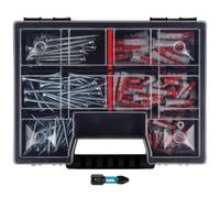 Fischer DuoPower 201 piezas + punta PZ2 compatible con Makita