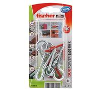 Fischer Duopower Set de tacos con hembrilla abierta (Diámetro taco: 6 mm, Longitud taco: 30 mm, 6 ud.)