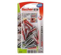 Fischer Duopower Taco + Tornillo Ø6 x 30 mm + Ø4,5 x 40 mm Blister 12 uds