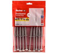 fischer 562211 DuoXpand, Rojo, 10 x 100