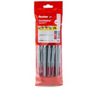 Fischer Taco universal DuoXpand 562207 10 x 120 Rojo (10 uds) con tornillo avellanado galvanizado