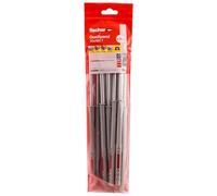 fischer DuoXpand 10 x 160 T Taco universal de alta calidad con tornillo de cabeza avellanada galvanizado (10 unidades), tacos para un agarre fuerte, ideal para materiales de construcción porosos y
