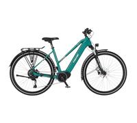 Fischer e-Bike ATB Terra 4.0i Bicicleta eléctrica para Hombres y Mujeres, RH 45, Motor Central 80, batería 36 V, 45cm - 630Wh, Verde Aventura Mate