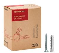 Fischer Ecoricarica - 200 tacos SX 6 x 30 S con tornillo