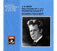 FISCHER EDWIN (piano) - Concertos Pour Piano N 1, 4 & 5;Concertos Brandebourgeois N 5