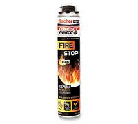 fischer - Espuma poliuretano antiincendios pistola para sellar juntas, aislamiento acústico y térmico, Fire stop bote 750 ml