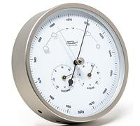 Fischer Estación meteorológica de acero inoxidable, multicolor