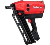 fischer - FGW 90F, Clavadora de Gas para Madera, 90 Julios, Batería de Iones de Litio, Compatible con Madera y Chapa