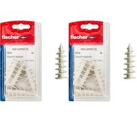 Fischer Fid II 573822-4 tacos aislantes para fijación de cargas ligeras, 50 mm (Paquete de 2)