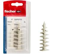 Fischer FID II Plus 80 mm, 2 x Tacos para abrigo, aislantes, utilizables con taco químico 573824