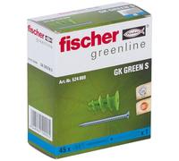 fischer Fijación para placas de yeso GK Green S, 45 piezas, 524869