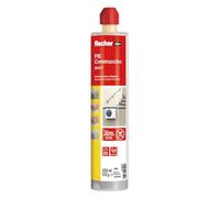 fischer - FIS Construcción 300F 300 ml | Resina viniléster sin estireno | Taco químico para fijación en hormigón y ladrillo hueco con tamiz | Curado rápido