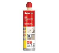 fischer - FIS Construcción 410C 410 ml | Requiere pistola para cartuchos de 410 ml | Resina viniléster sin estireno | Taco químico para fijación en hormigón y ladrillo hueco con tamiz | Curado rápido