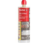 Fischer FIS V PLUS 410C - Anclaje químico estructural para hormigón y mampostería, cartucho de 410 ml con 2 mezcladores, para pistola de silicona, resina híbrida de alto rendimiento