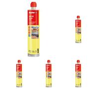 fischer | FIS VS SOLAR 300T taco químico, resina viniléster para fijar placa solar, en hormigón, teja, ladrillo, rasillón, resistente a altas temperaturas (300 ml) (Paquete de 5)