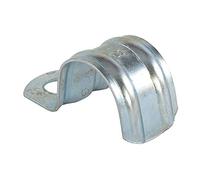 fischer | BSM-18mm de una pata grapas metalicas abrazaderas para tubos de agua, manguera o cable coaxial pared (50 unidades)