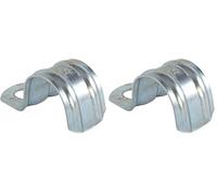 fischer - Grapa de una pata para fijación de cables y tubos de cobre, Multicolor, Hierro o plástico de 20 mm, Grapa Bsm-20 en caja de 50 uds (Paquete de 2)